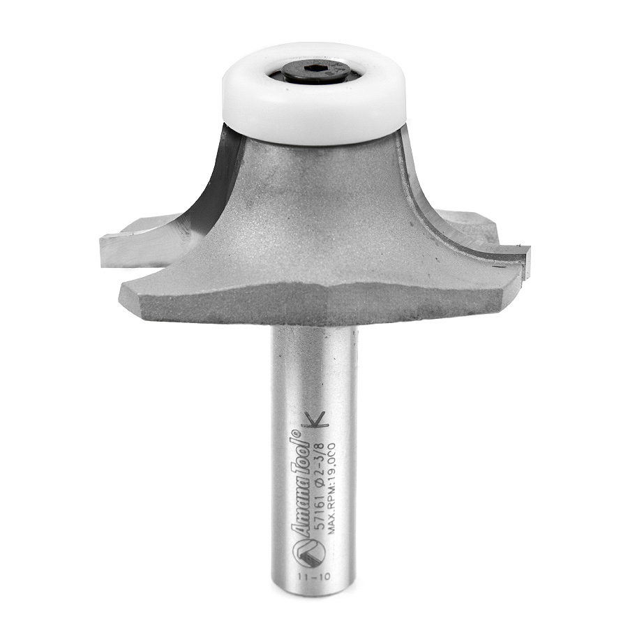 Amana 57161 Carbide Tipped Wilsonart® SSV Bowl Solid Surface 2-3/8 Dia x 7/8 x 12 Deg x 1/2 Inch Shank