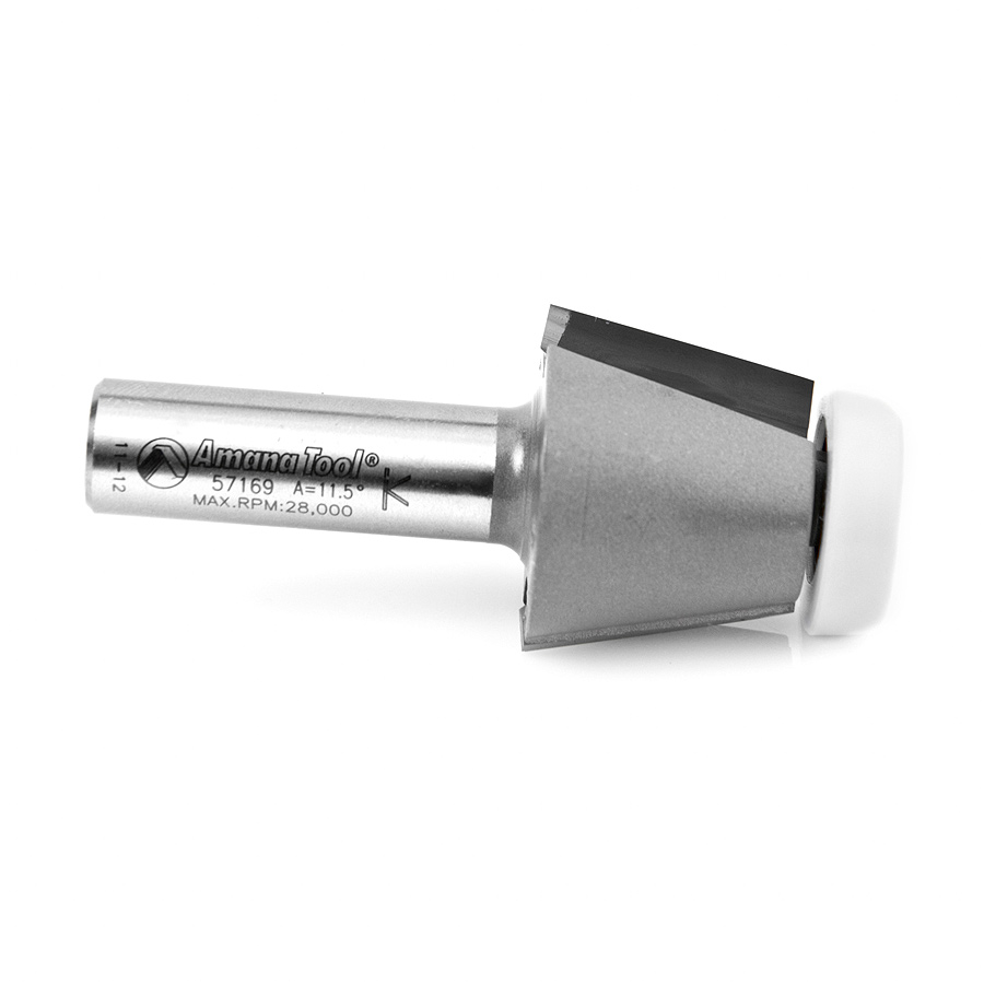 Amana 57169 Carbide Tipped Bevel Lansen Edge Sink Solid Surface 1-3/16 Dia x 1 x 1/2 Inch Shank