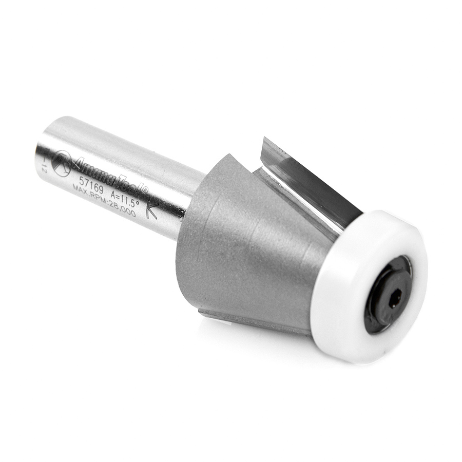 Amana 57169 Carbide Tipped Bevel Lansen Edge Sink Solid Surface 1-3/16 Dia x 1 x 1/2 Inch Shank