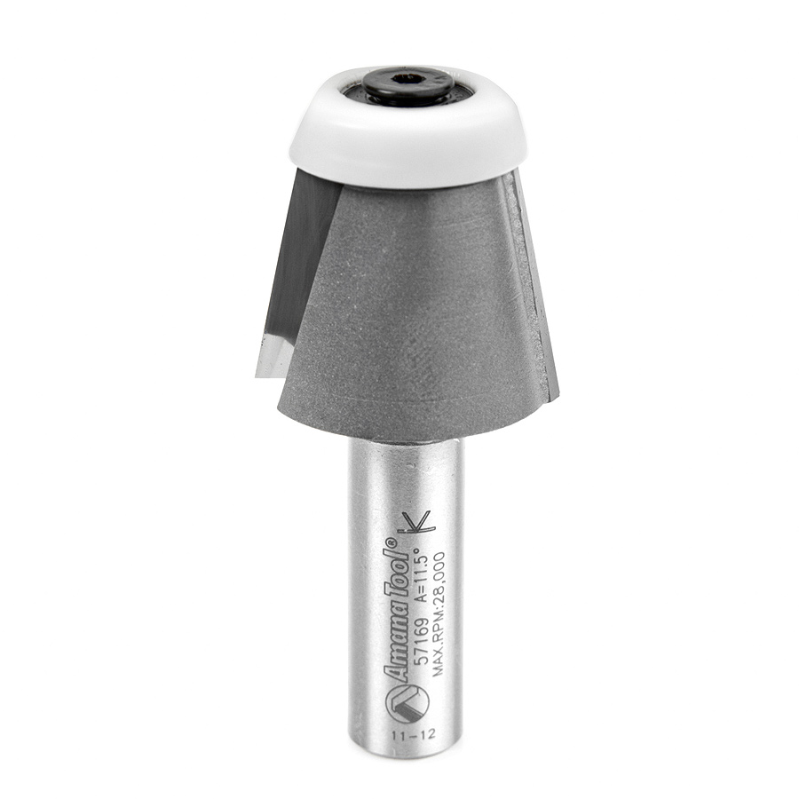 Amana 57169 Carbide Tipped Bevel Lansen Edge Sink Solid Surface 1-3/16 Dia x 1 x 1/2 Inch Shank
