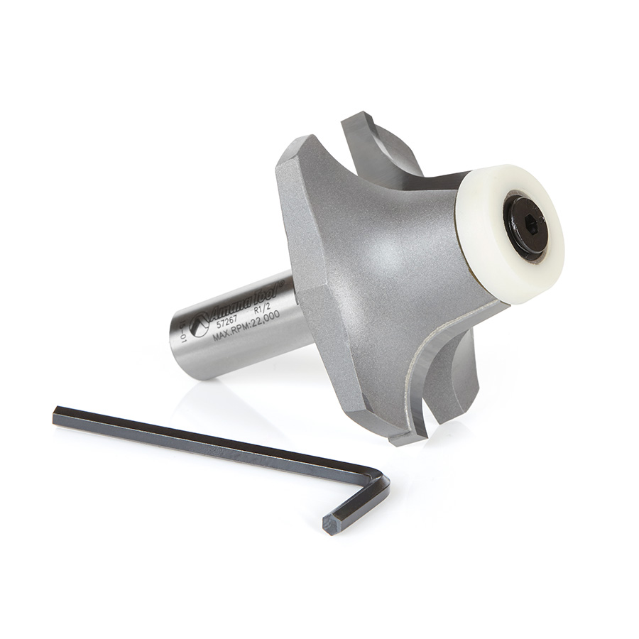 Amana 57267 Carbide Tipped Undermount Bowl Solid Surface 2-9/64 Dia x 63/64 x 10 Deg x 1/2 Inch Shank