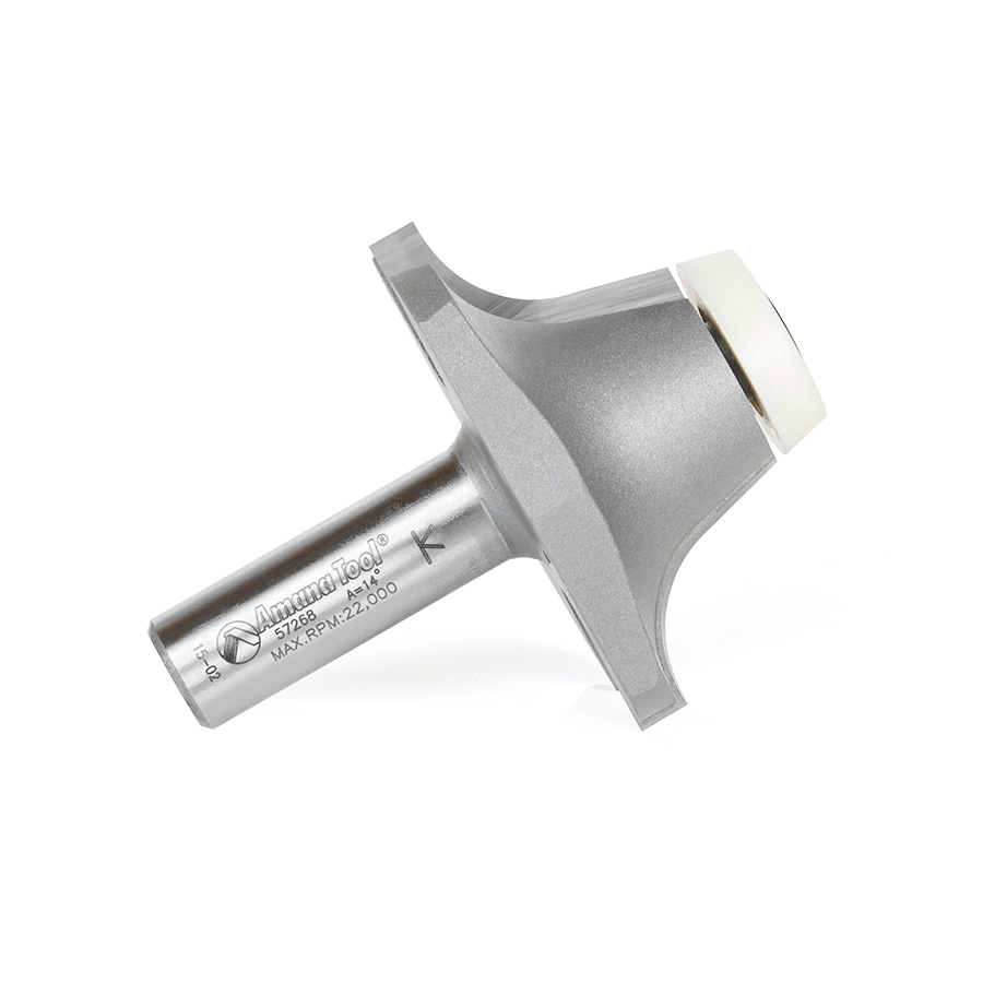 Amana 57268 Carbide Tipped Undermount Bowl Solid Surface 2-3/16 Dia x 63/64 x 14 Deg x 1/2 Inch Shank