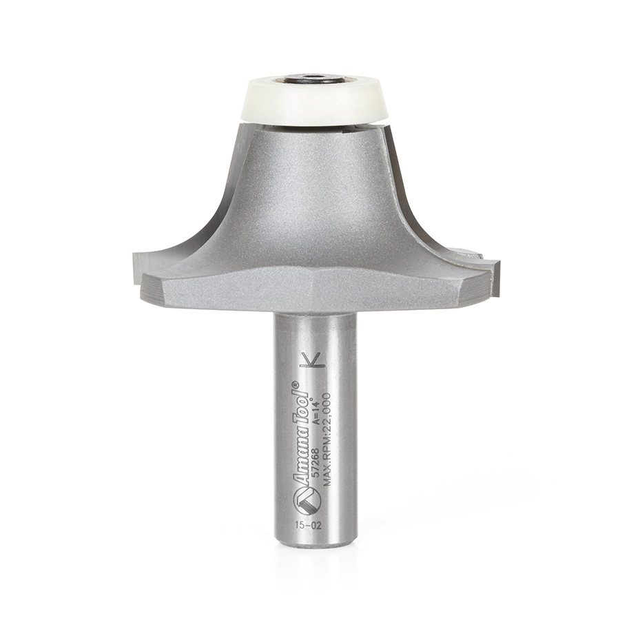 Amana 57268 Carbide Tipped Undermount Bowl Solid Surface 2-3/16 Dia x 63/64 x 14 Deg x 1/2 Inch Shank