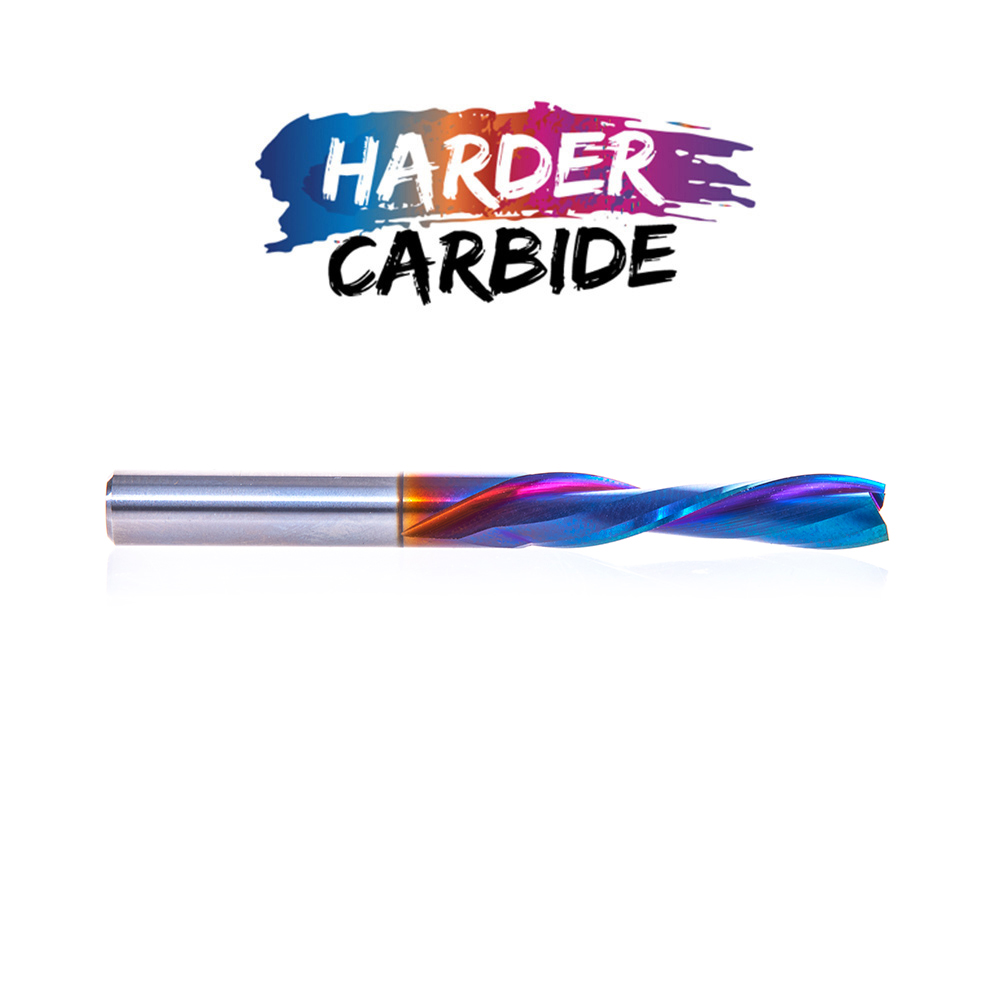 Amana 59302-K Solid Carbide Spektra, Extreme Tool Life Coated Spiral Plunge 1/4 Dia x 1-1/8 x 1/4 Inch Shank