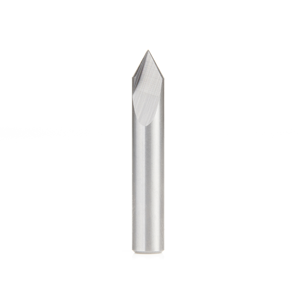 Amana 59400 Solid Carbide V Groove Engraving 60 Deg x 1/4 Dia x 0.560 x 1/4 Inch Shank