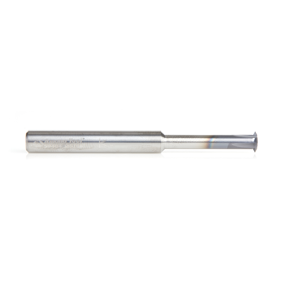 Amana 59404 CNC Solid Carbide Single Form Threadmill 0.24 Inch Dia x 1 x 1/4 Shank AlTiN Coated