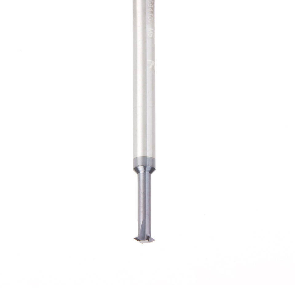Amana 59410 CNC Solid Carbide Single Form Threadmill 4mm Dia x 12mm x 4mm Shank AlTiN Coated