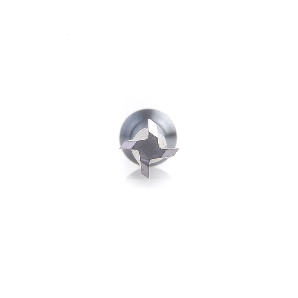 Amana 59410 CNC Solid Carbide Single Form Threadmill 4mm Dia x 12mm x 4mm Shank AlTiN Coated