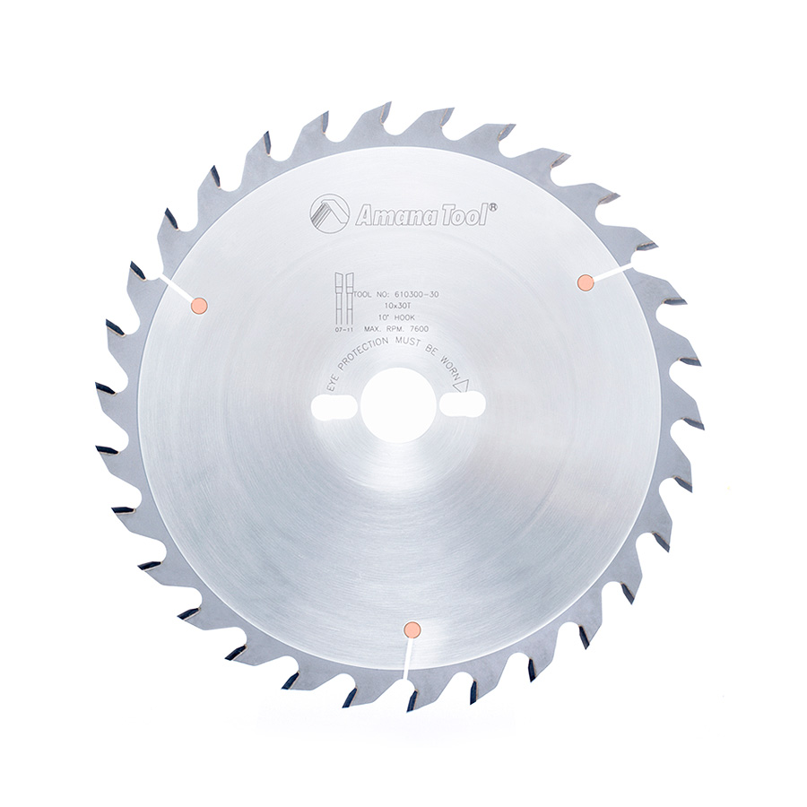 Amana 610300-30 Carbide Tipped General Purpose 10 Inch Dia x 30T ATB, 15 Deg, 30mm Bore