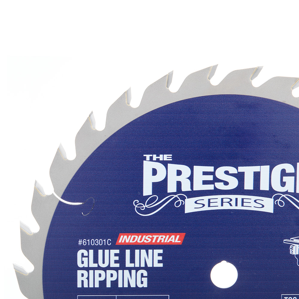 Amana 610301C Carbide Tipped Prestige® Glue Line Ripping 10 inch Dia x 30T TCG, 22 Deg, 5/8 Bore