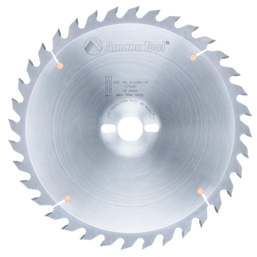 Amana 612360-30 Carbide Tipped General Purpose 12 Inch Dia x 36T ATB, 15 Deg, 30mm Bore
