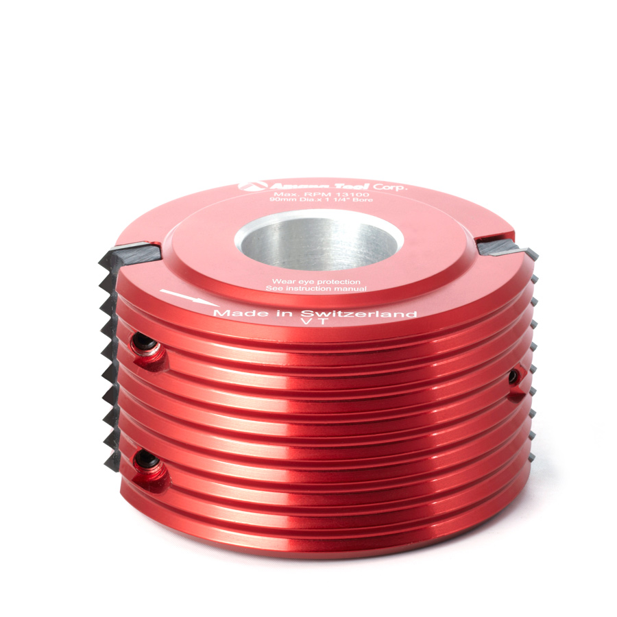Amana 61296 Insert Carbide 'V' Type Glue Joint Cutter 90mm (3-9/16) Dia x 50mm (2) x 1-1/4 Bore