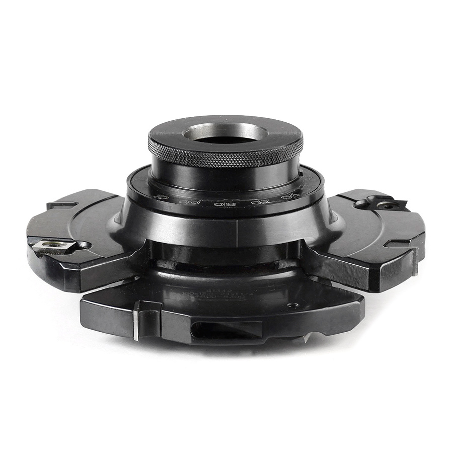 Amana 61342 Insert Carbide Adjustable Groove with Scorer & Ring Nut 160mm (6-5/16) Dia x 12.5 to 24mm (1/2 to 15/16) x 1-1/4 Bore