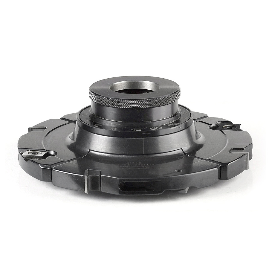 Amana 61342 Insert Carbide Adjustable Groove with Scorer & Ring Nut 160mm (6-5/16) Dia x 12.5 to 24mm (1/2 to 15/16) x 1-1/4 Bore