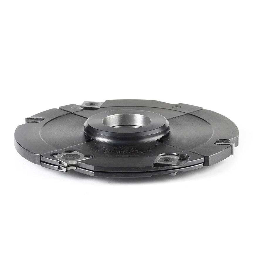 Amana 61354 3-Piece Insert Carbide Adjustable Groove with Scorer 150mm (5-7/8) Dia x 4.0 to 15.5mm (5/32 to 5/8) x 1-1/4 Bore