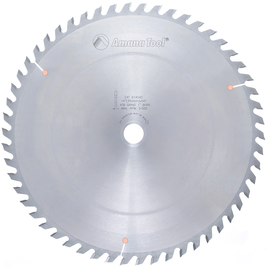 Amana 614540 Carbide Tipped General Purpose 14 Inch Dia x 54T ATB, 15