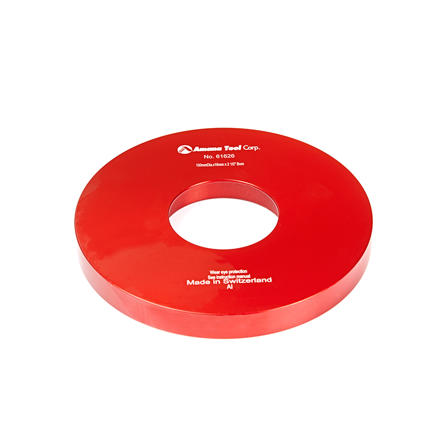 Amana 61626 Insert 150mm Dia x 16mm Height Aluminum Rub Collar