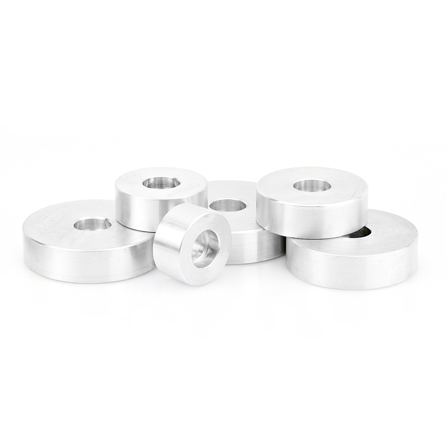 Amana 67500 6-Piece Collar Kit 1/16 to 1/2 Depth