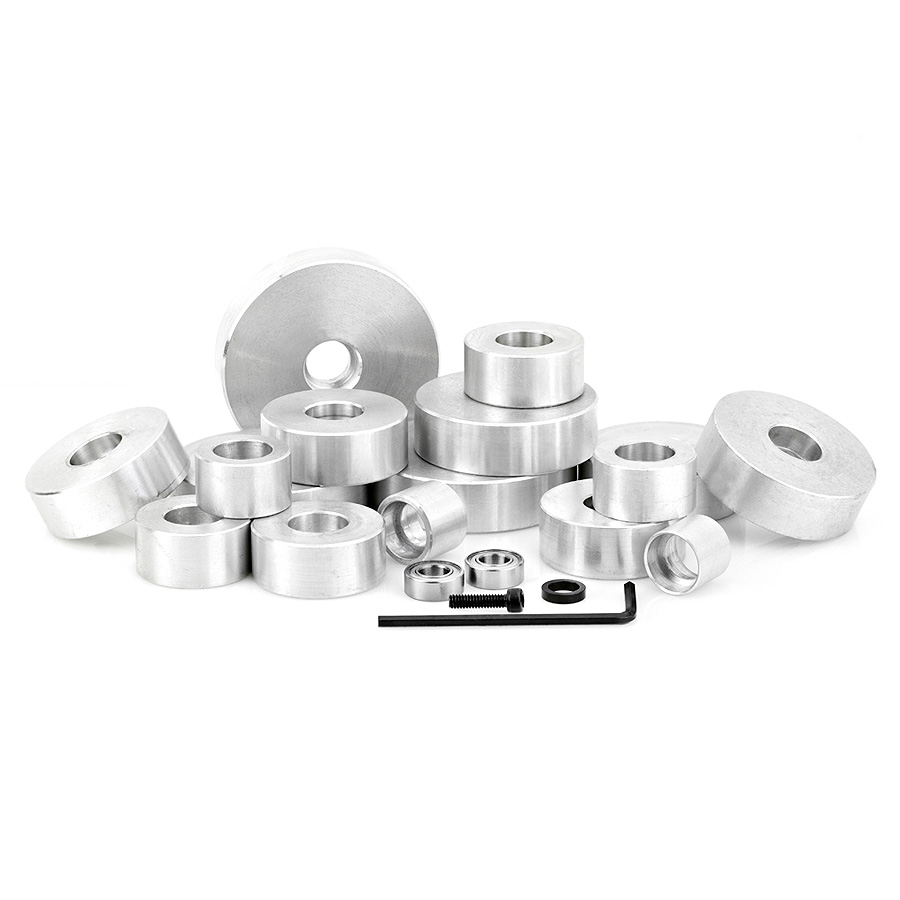 Amana 67800 21-Piece Collar Kit Flush to 18mm Depth