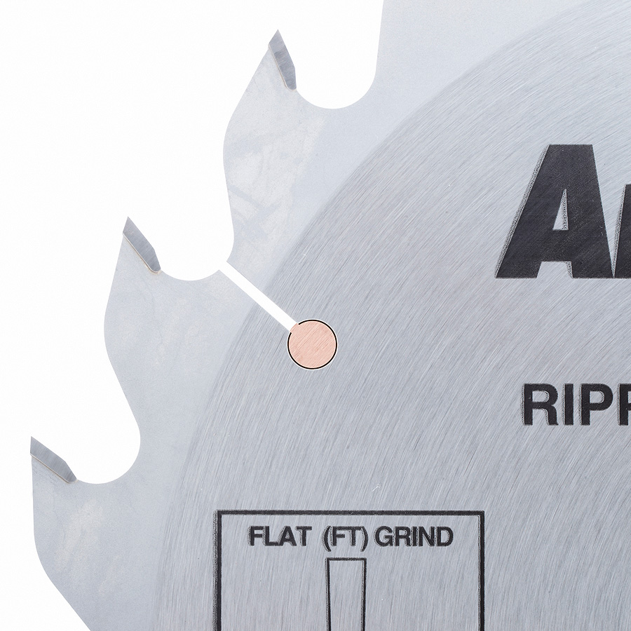 Amana 712240 Carbide Tipped Heavy-Duty Ripping 12 Inch Dia x 24T FT, 18 Deg, 1 Inch Bore