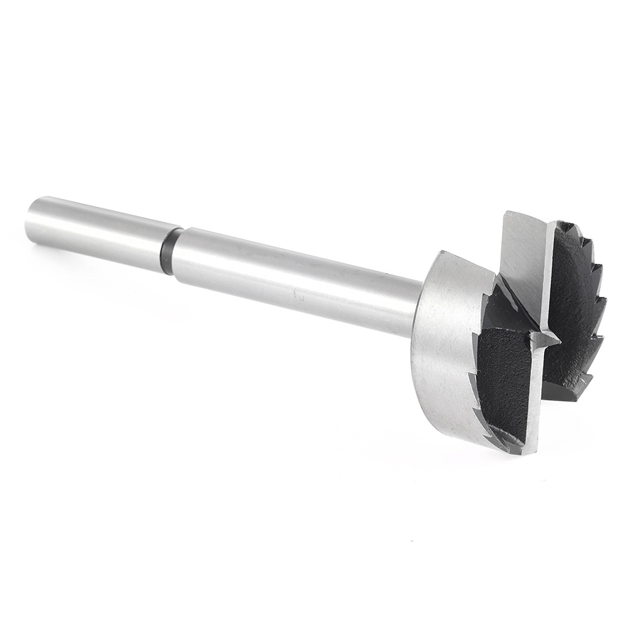 Amana FO-558 Multi-Tooth High Carbon Steel Forstner Bit 2-1/4 Dia x 1/2 Inch Shank