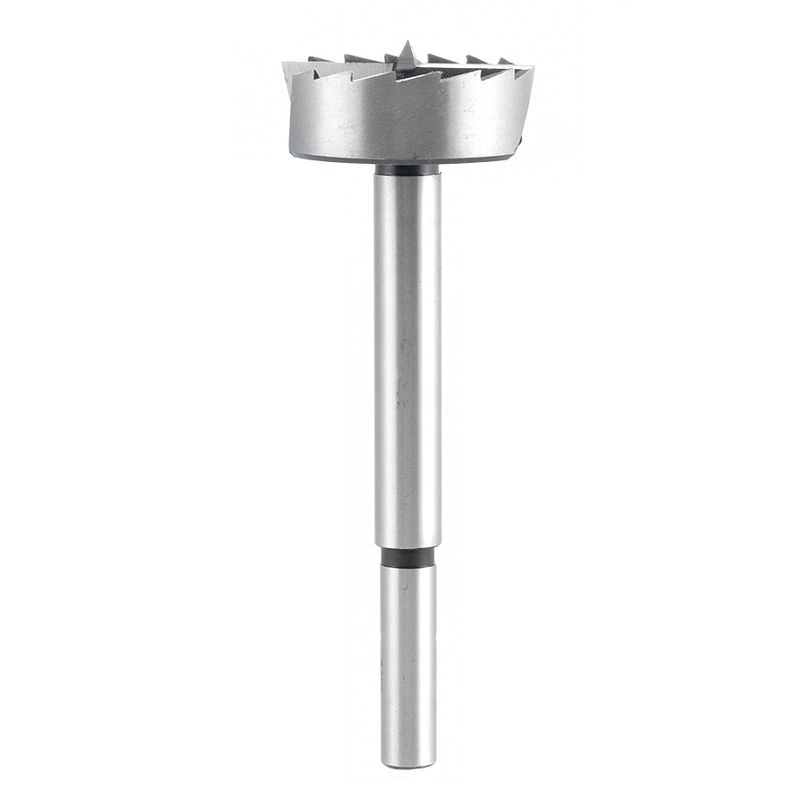 Amana FO-558 Multi-Tooth High Carbon Steel Forstner Bit 2-1/4 Dia x 1/2 Inch Shank