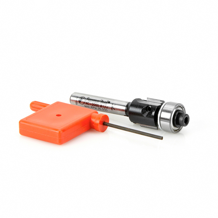 Amana RC-2000 Insert Solid Carbide Economy Insert Flush Trim 1/2 Dia x 5/16 x 1/4 Inch Shank