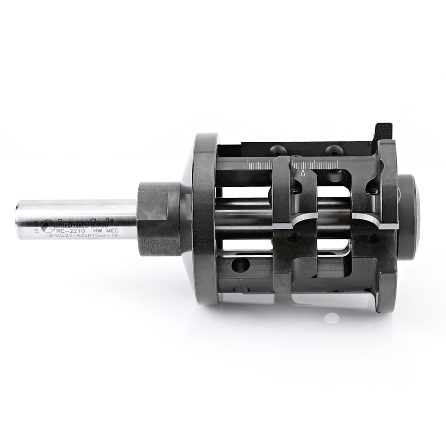 Amana RC-2210 CNC Insert Double Rounding and Chamfering 10mm Radius x 90mm Dia x 22-62mm x 3/4 Shank