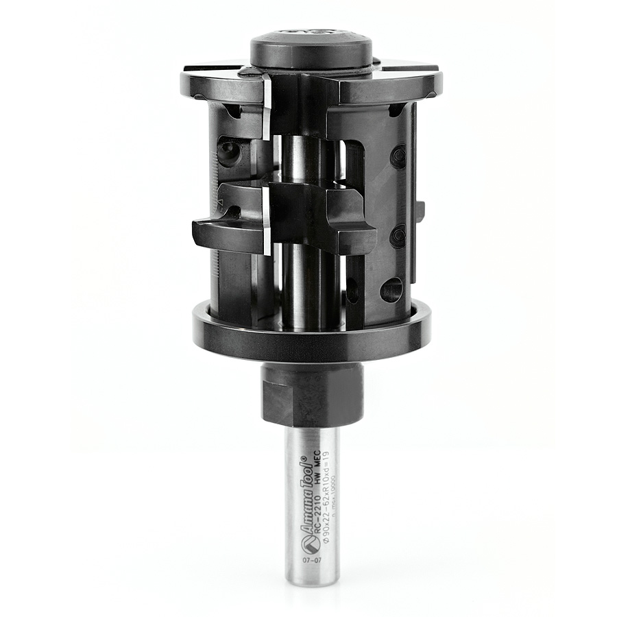 Amana RC-2210 CNC Insert Double Rounding and Chamfering 10mm Radius x 90mm Dia x 22-62mm x 3/4 Shank