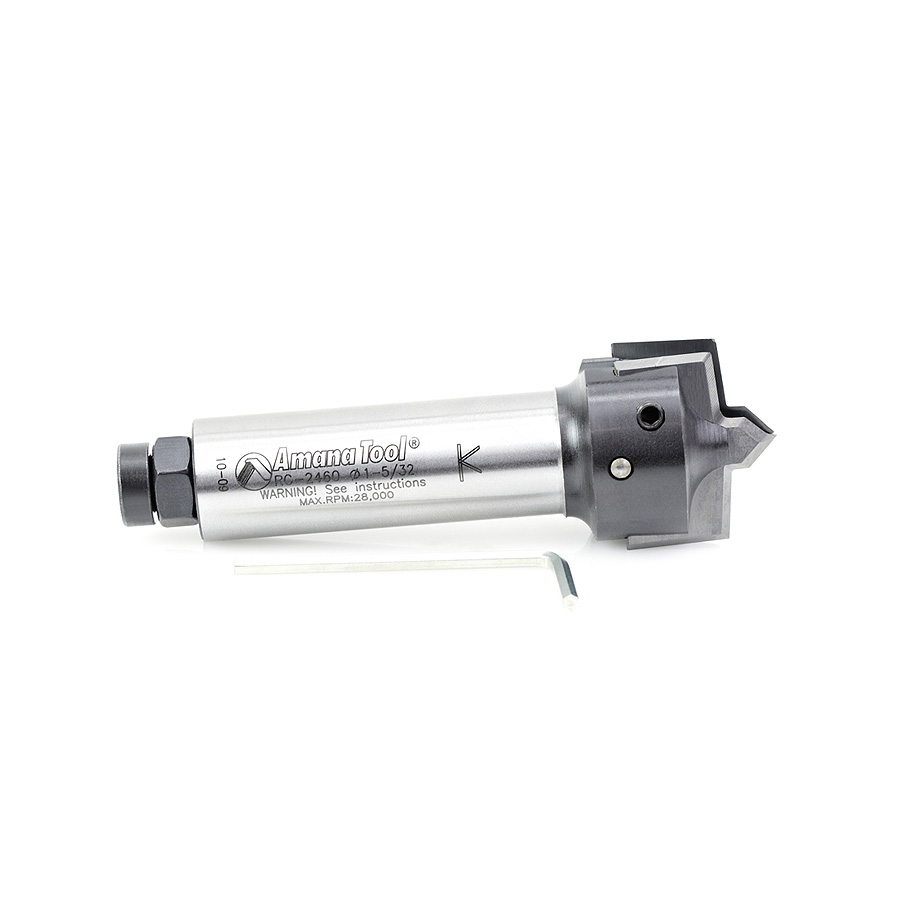 Amana RC-2460 CNC Carbide Tipped Multi-Face Profile 45 Degree x 29.5mm Dia x 3/4 Shank