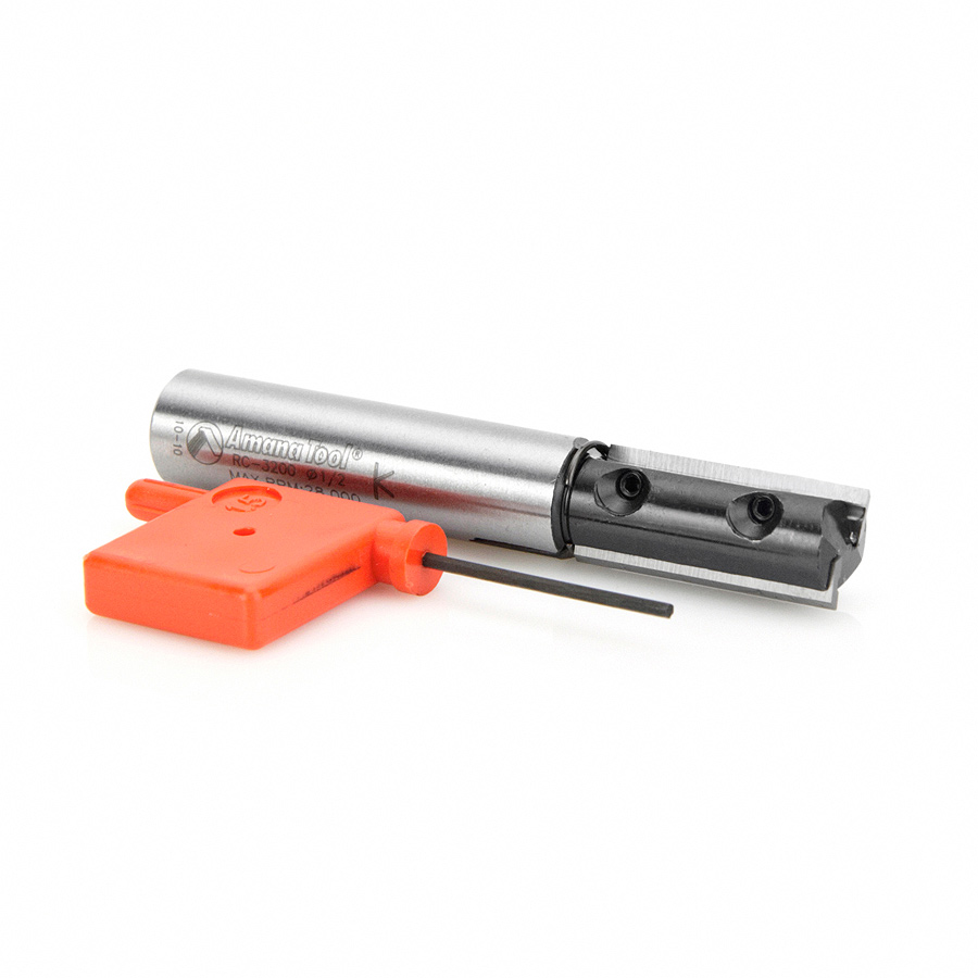 Amana RC-3200 CNC Insert Straight 1/2 Dia x 30mm x 1/2 Inch Shank