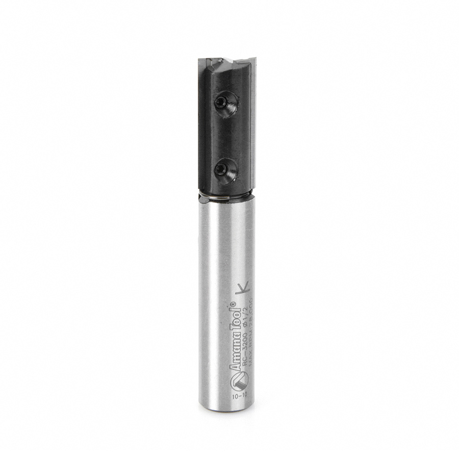Amana RC-3200 CNC Insert Straight 1/2 Dia x 30mm x 1/2 Inch Shank