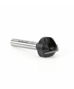 Amana RC-45711 In-Tech Insert Carbide V Groove 90 Deg x 11/16 D x 21/64 CH x 1/4 Inch SHK Single Flute Router Bit