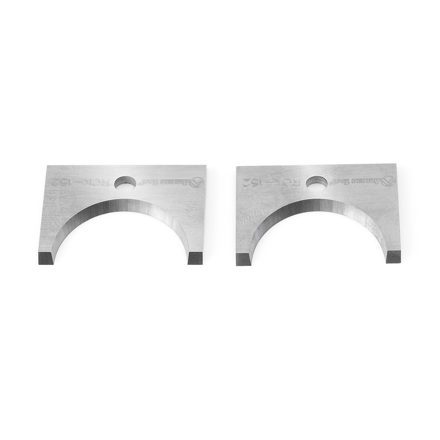 Amana RCK-152 Pair of 12mm Radius Solid Carbide Knives for Insert Beading Profile no. 61120