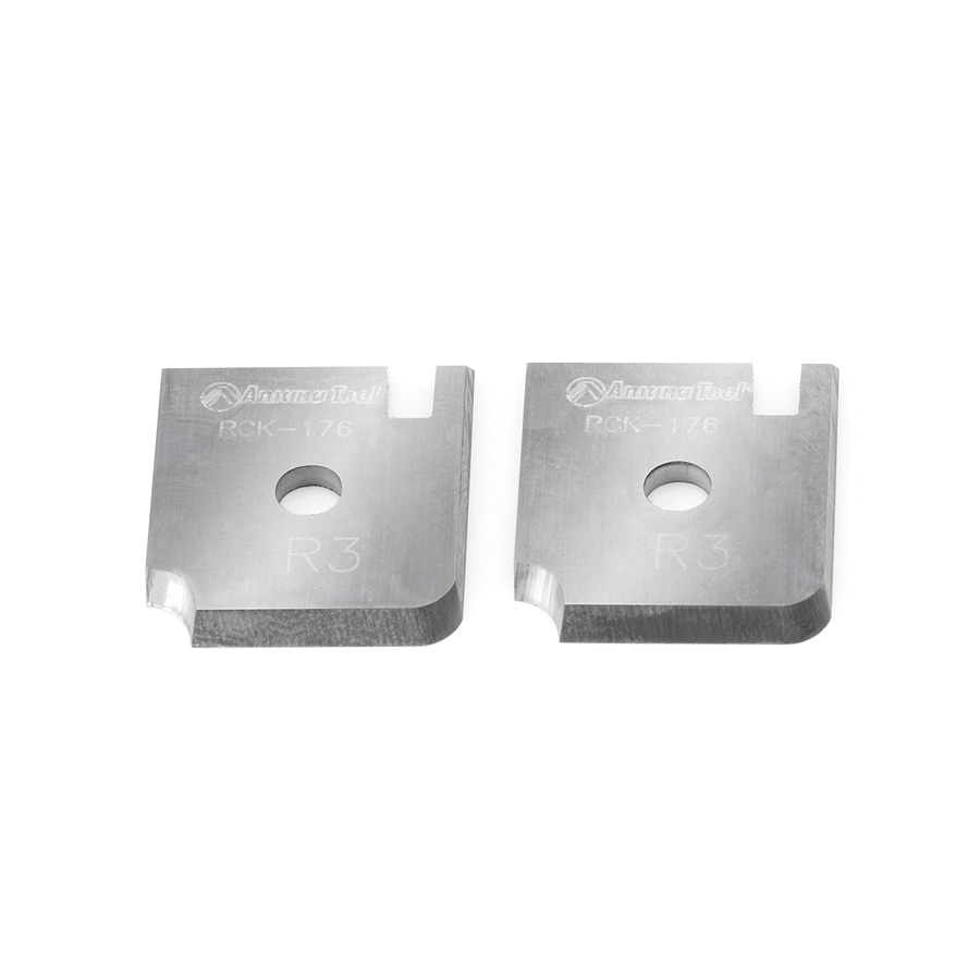 Amana RCK-176 Pair of 3mm Radius Insert Carbide Knives for Corner Round/Cove no. 61312