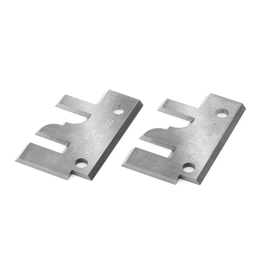 Amana RCK-64 Pair of 40 x 26 x 2mm Insert Carbide Knives for Stile & Rail Cutterheads