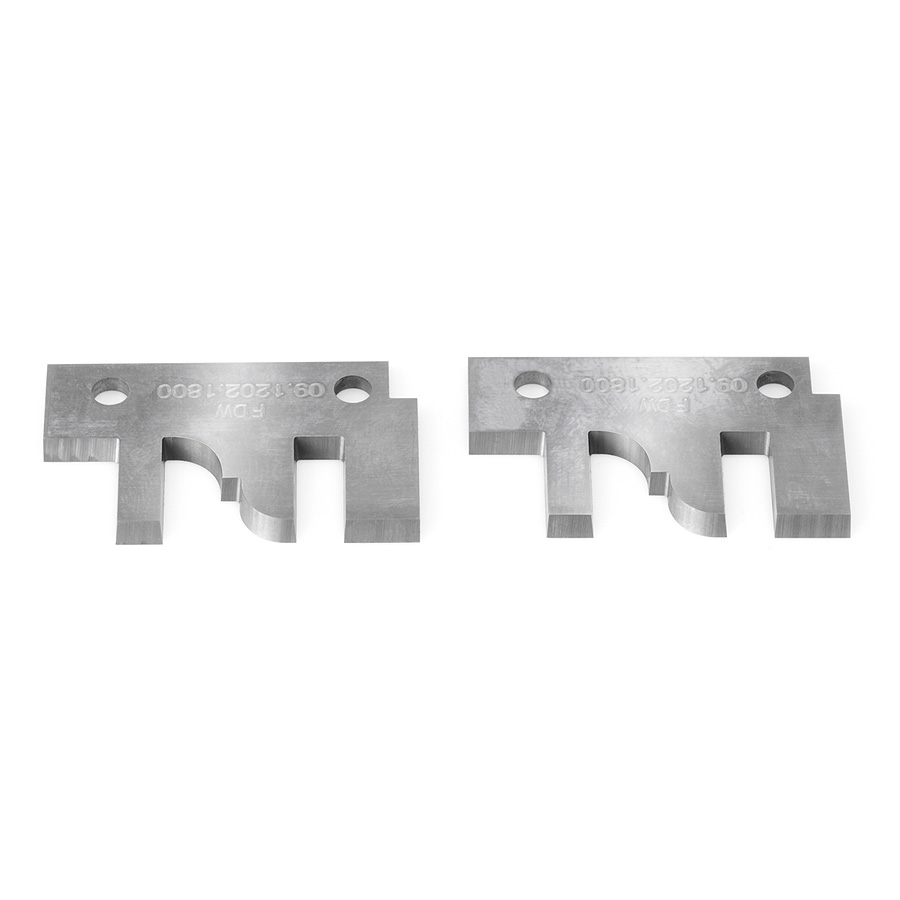 Amana RCK-64 Pair of 40 x 26 x 2mm Insert Carbide Knives for Stile & Rail Cutterheads
