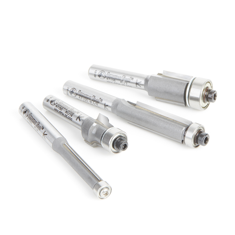 Amana AMS-105 4-Piece Flush Trim with Ball Bearing Collection