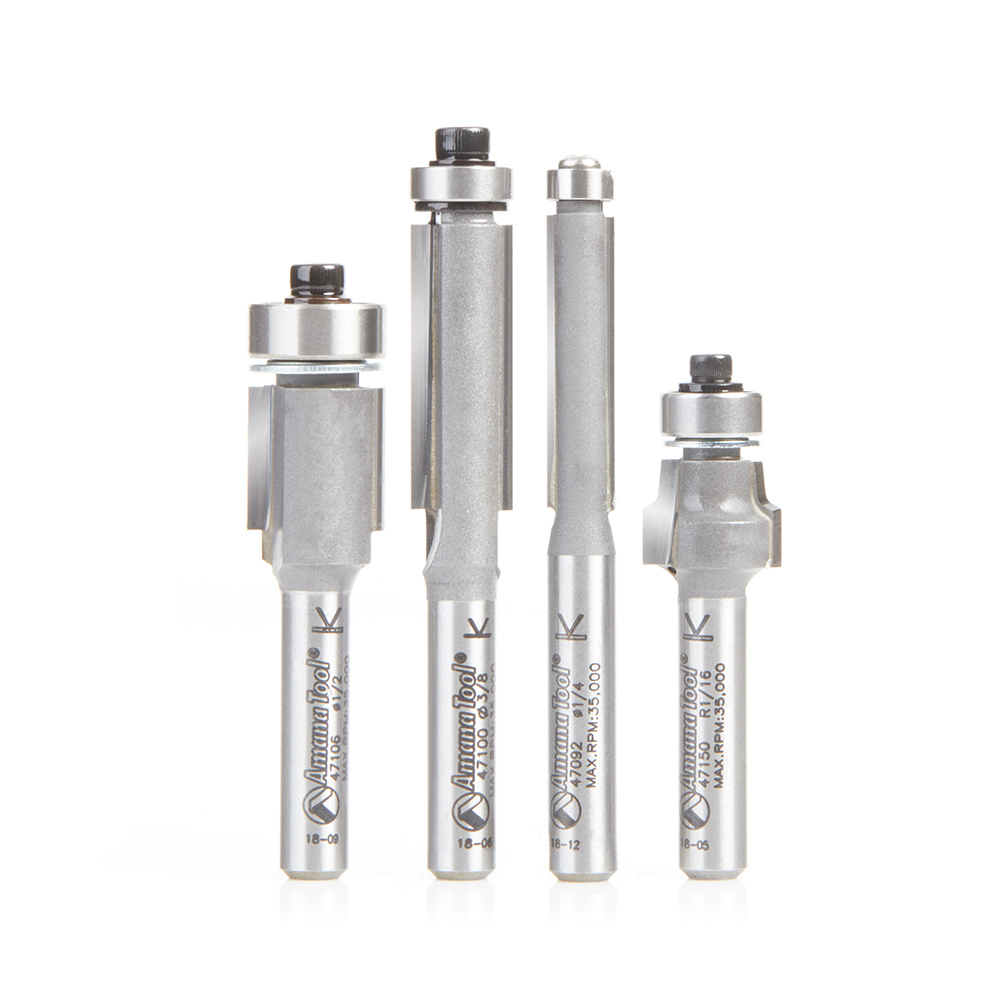 Amana AMS-105 4-Piece Flush Trim with Ball Bearing Collection