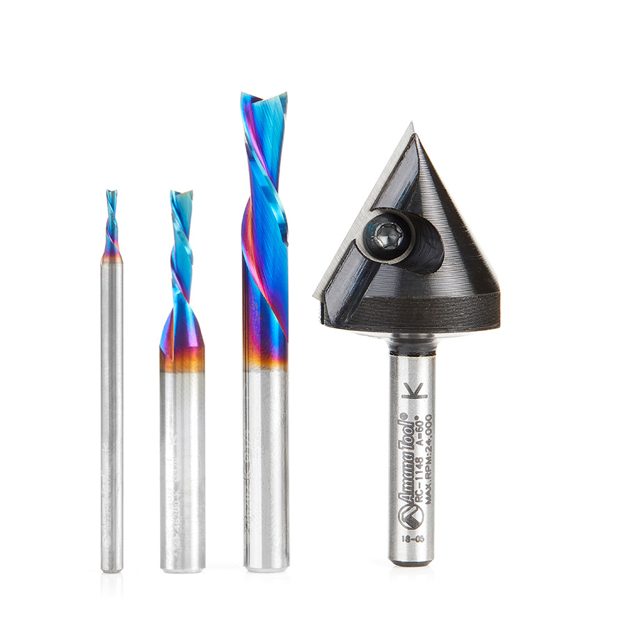 Amana AMS-109 Matt's 4-Pc CNC Starter Pack
