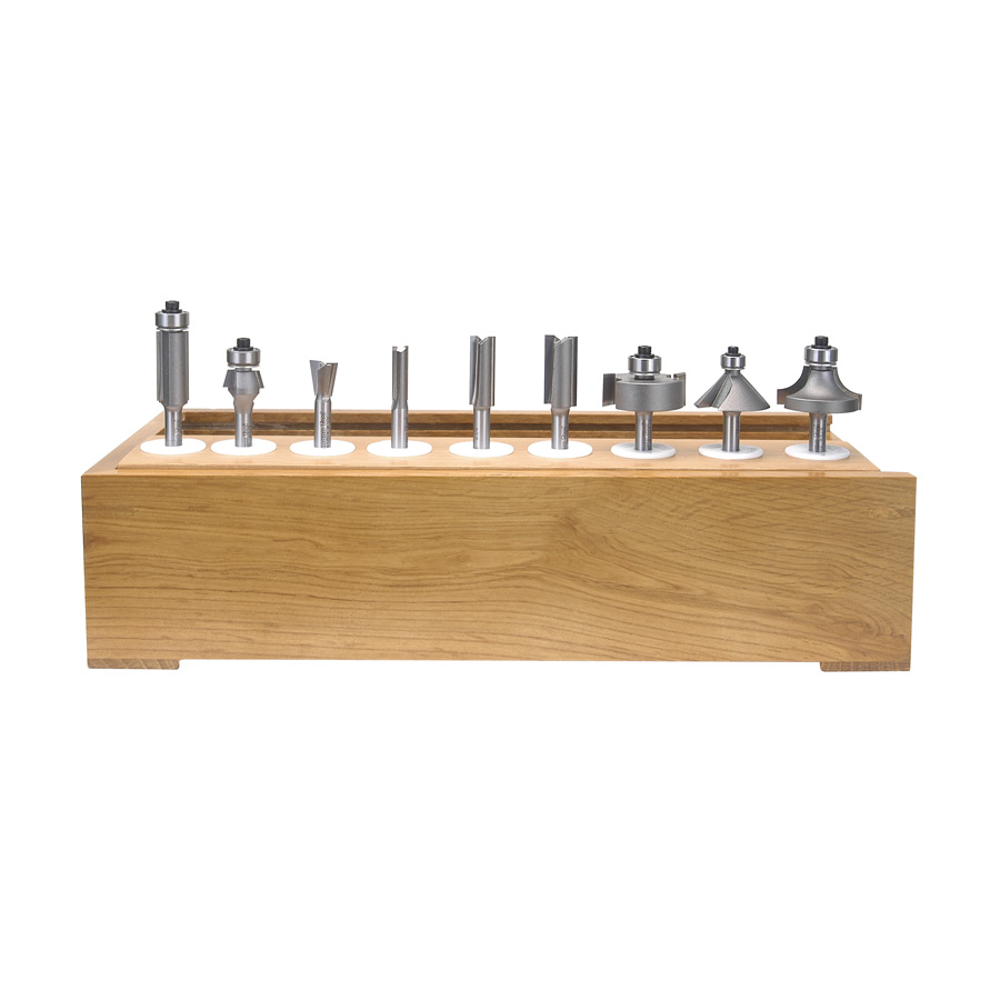 Amana AMS-111 11-Piece Carbide Tipped Set 1/4 Inch Shank