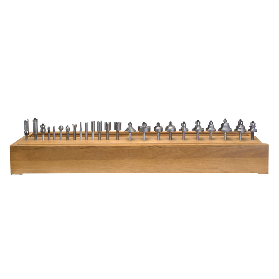 Amana AMS-124 24-Piece Carbide Tipped Set 1/4 Inch Shank