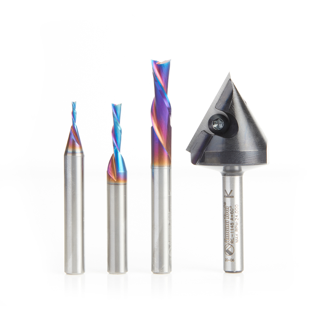 Amana AMS-207 Matt's 4-Pc CNC Starter Pack II