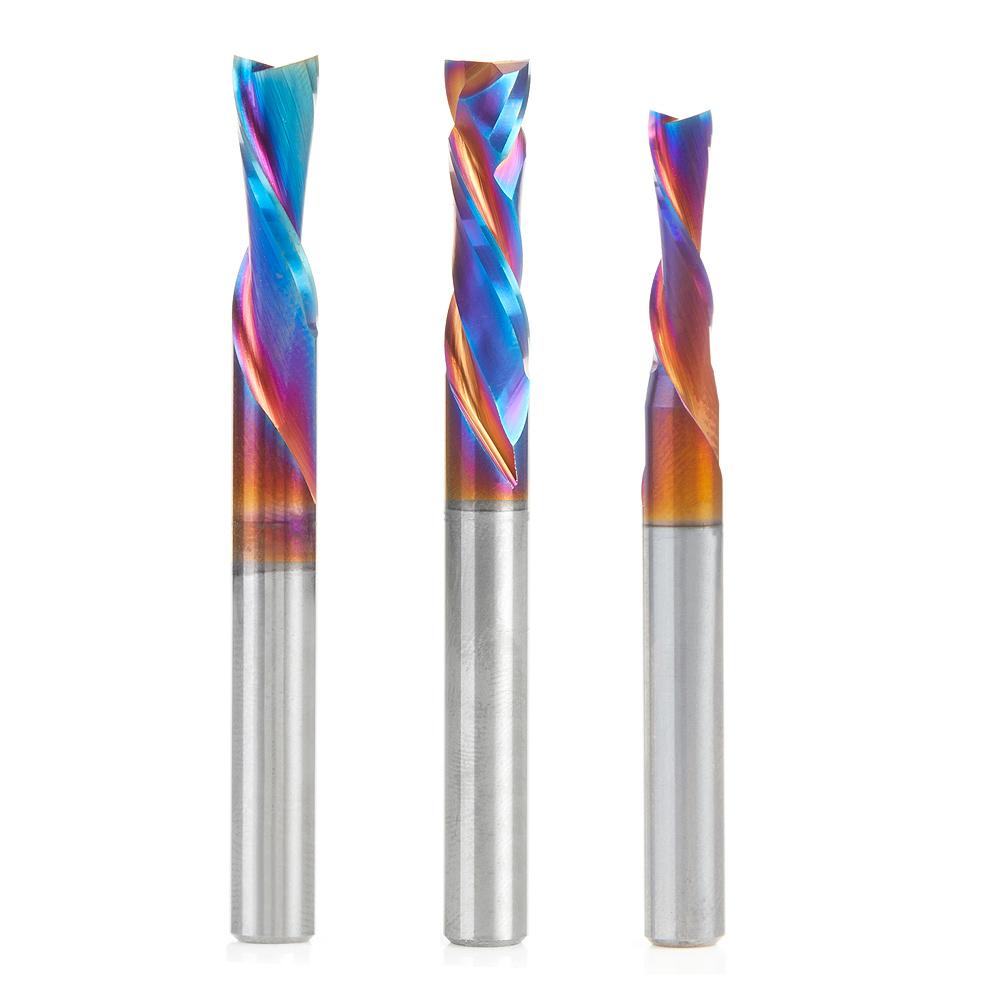Amana AMS-332 3-Pc CNC Cabinet Making with 5mm Diameter Shelf Pins Router Bit Pack