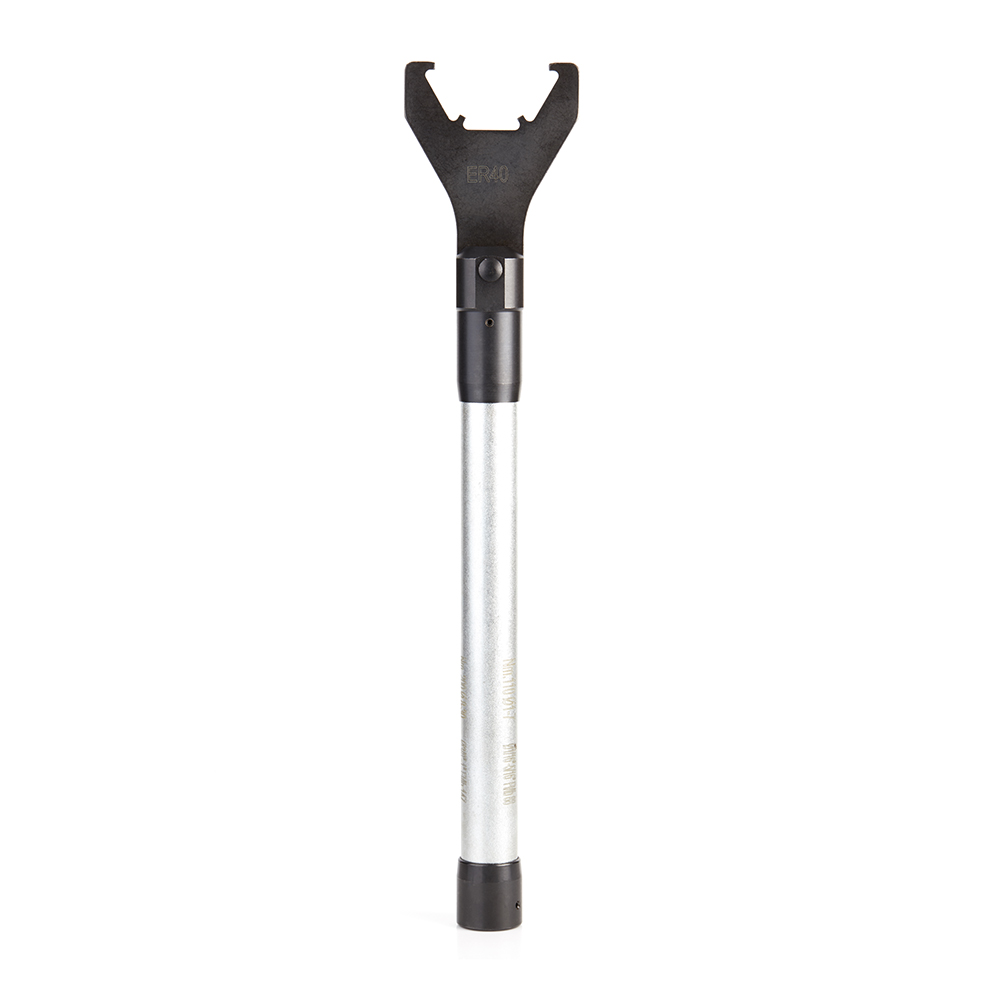 Amana ATW-40 Adjustable Torque Wrench for ER40 Collet 63mm Dia x 17-3/4 Inch Length