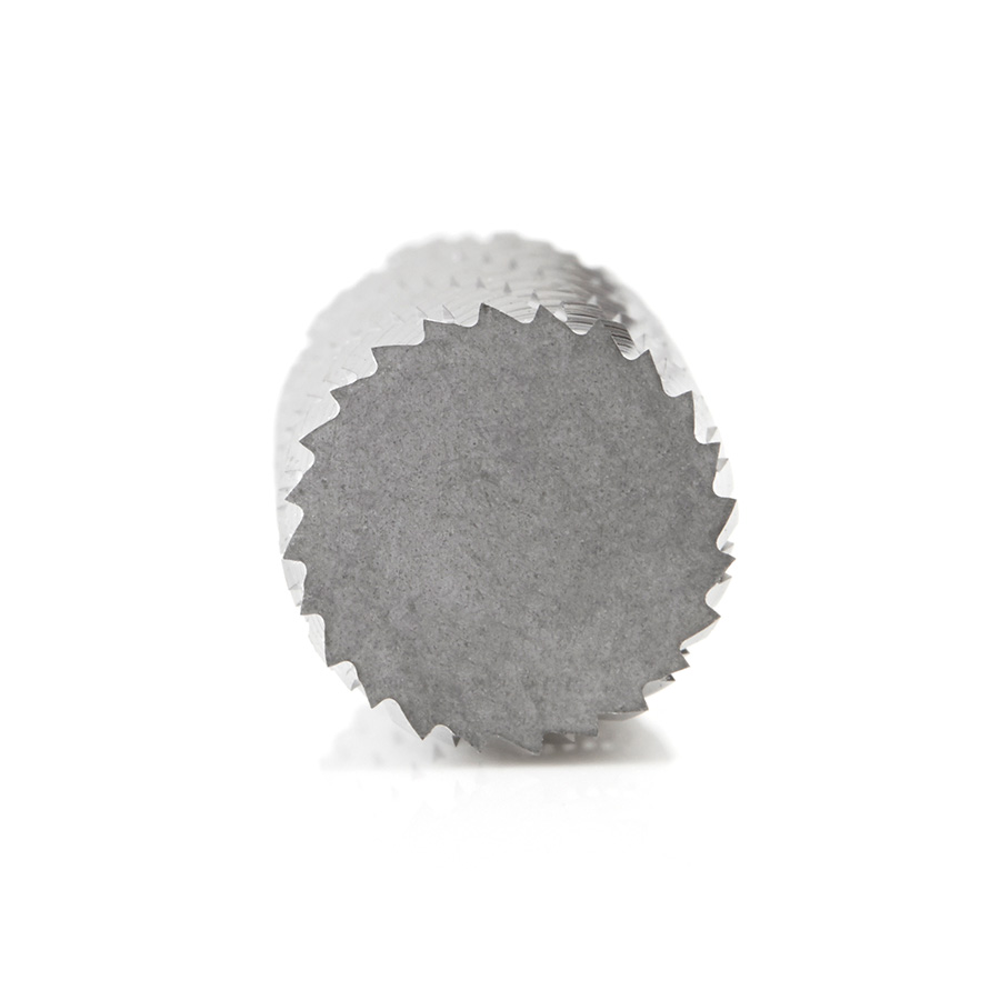 Amana BURS-104 Solid Carbide Cylindrical Shape with No End Cut 1/2 Dia x 1 x 1/4 Shank Double Cut SA Burr Bit for Die-Grinders
