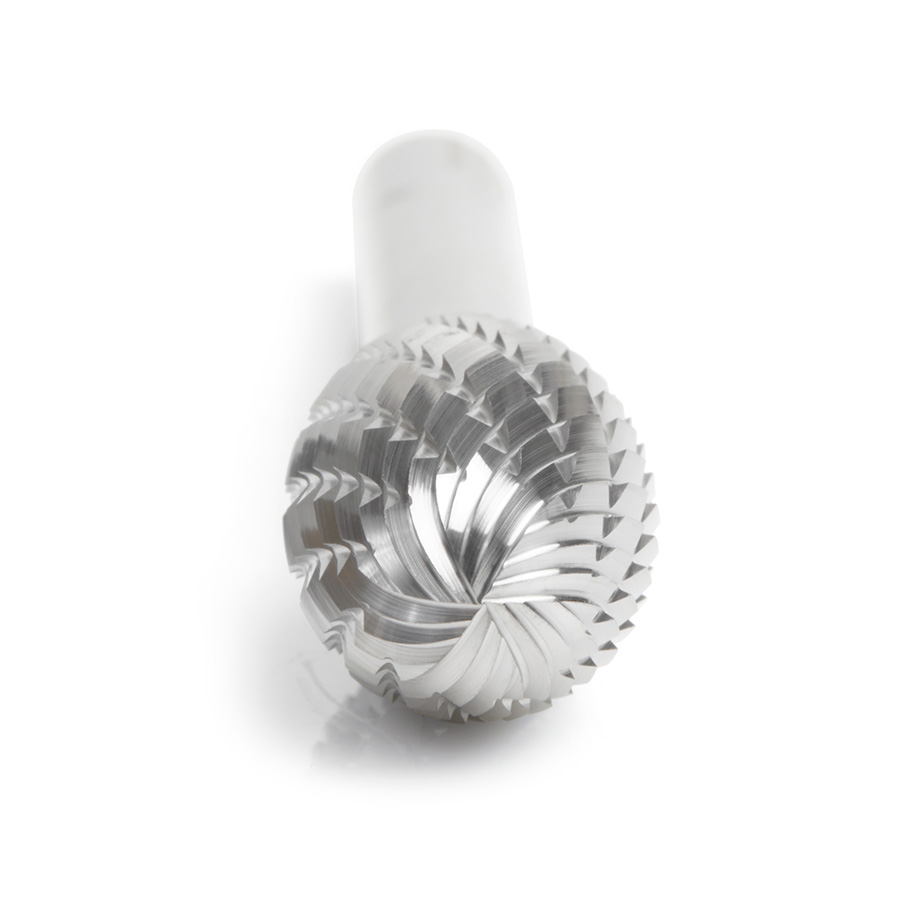 Amana BURS-178 Solid Carbide Oval Shape 1/2 Dia x 7/8 x 1/4 Shank Double Cut SE Burr Bit for Die-Grinders