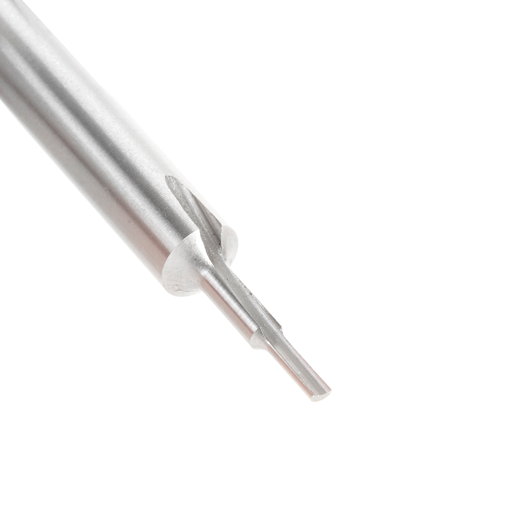 Amana HSS1490 HSS Single Straight 'O' Flute Plastic Cutting 1/16 Dia x 3/16 x 1/4 Inch Shank