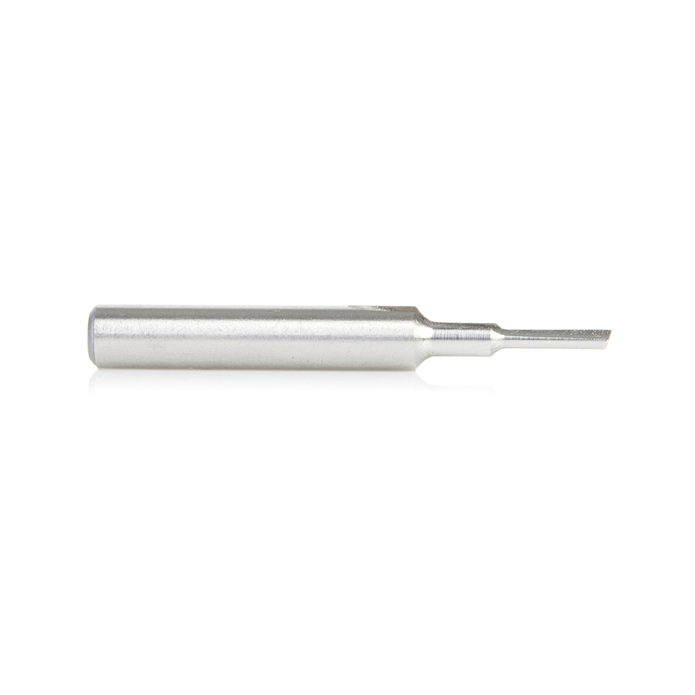 Amana HSS1492 HSS Single Straight 'O' Flute Plastic Cutting 3/32 Dia x 3/8 x 1/4 Inch Shank