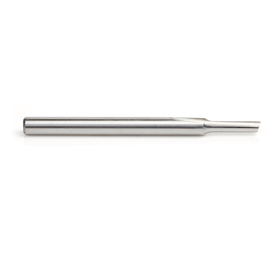 Amana HSS1502 HSS Single Straight 'O' Flute Plastic Cutting 3/16 Dia x 5/8 x 1/4 Inch Shank